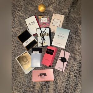 Large Lot Luxury Fragrance Perfume Samples Gucci Prada Givenchy Armani More